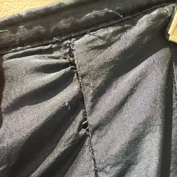 Vintage Jones New York Navy A-Line Full Skirt - Picture 7 of 7